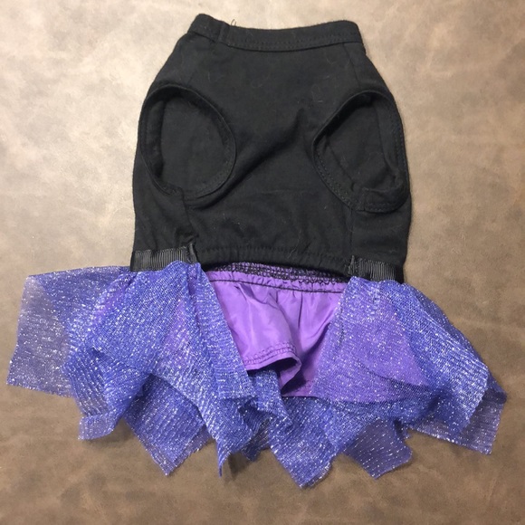 XXS Bones Dog Dress with Tutu - Picture 2 of 2